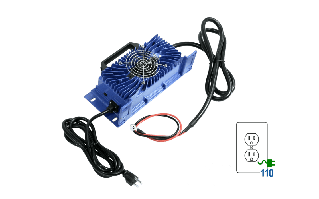 48V Lithium Battery Charger Blue