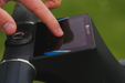 Motocaddy M5 GPS DHC Electric Golf Caddy Cart and the gps screen