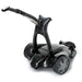 Stewart Golf X10 Follow Electric Golf Push Cart Black Back View