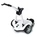Stewart Golf X10 Follow Electric Golf Push Cart White Back View
