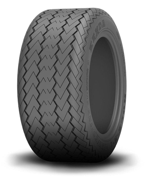 Kenda 18x8.5-8 Golf Cart Sawtooth Tire and 8" x 7" Steel Wheel OEM Replacement Combo (Hole-N-1 or Kenda Golf)